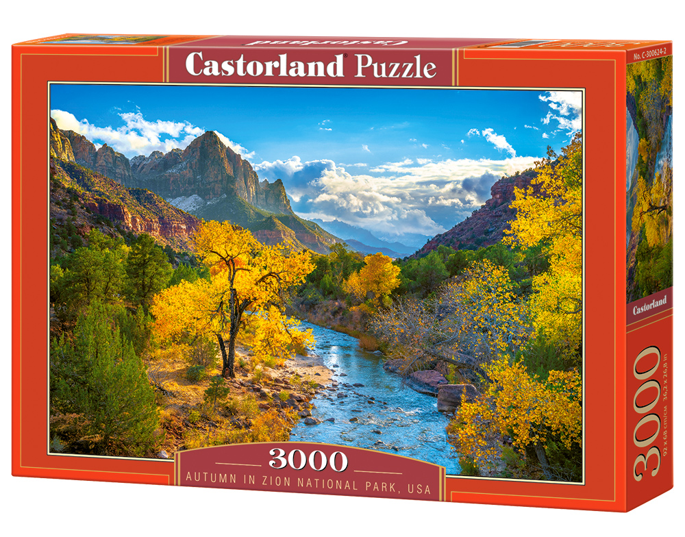 Puzzle 3000 el. C-300624-2 Autumn in Zion National Park, USA